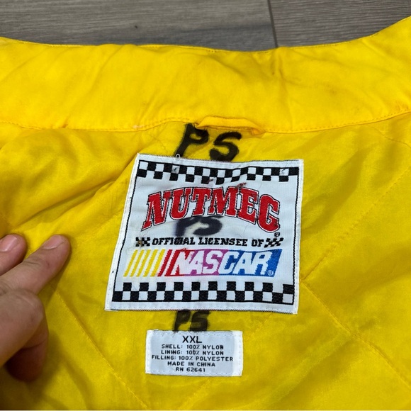 Vintage Y2K Nutmeg Jeff Gordon Nascar Racing Jacket Insulated Full Zip Men’s XXL - Picture 16 of 16